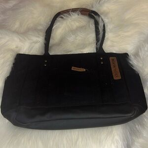 Duluth Thoroughbred Black Canvas tote bag